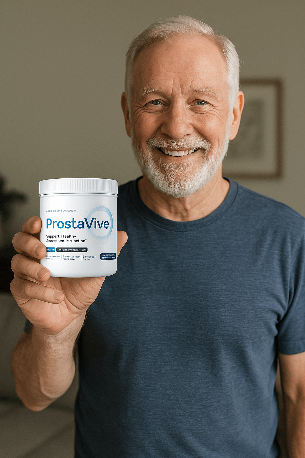 Verified customer holding ProstaVive