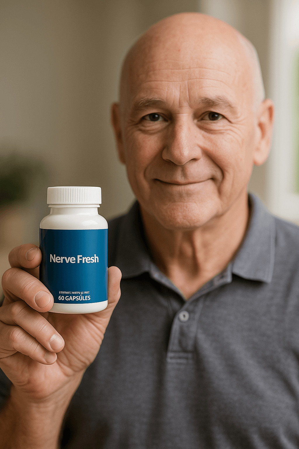 Verified customer holding Nerve Fresh